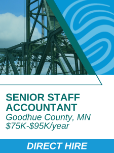 A and F - Senior Staff Accountant Goodhue County MN