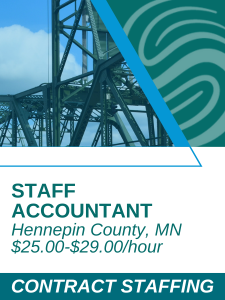 A and F - Staff Accountant Hennepin County, MN