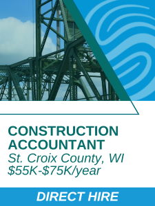 A and F - Construction Accountant St Croix County WI