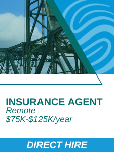 S and AM - Insurance Agent Remote