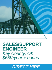 ENG - Sales Support Engineer Kay County OK