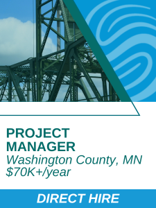Construction - Project Manager Washington County MN