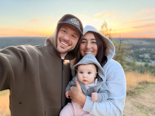 Picture of Beverly and Matteo and child