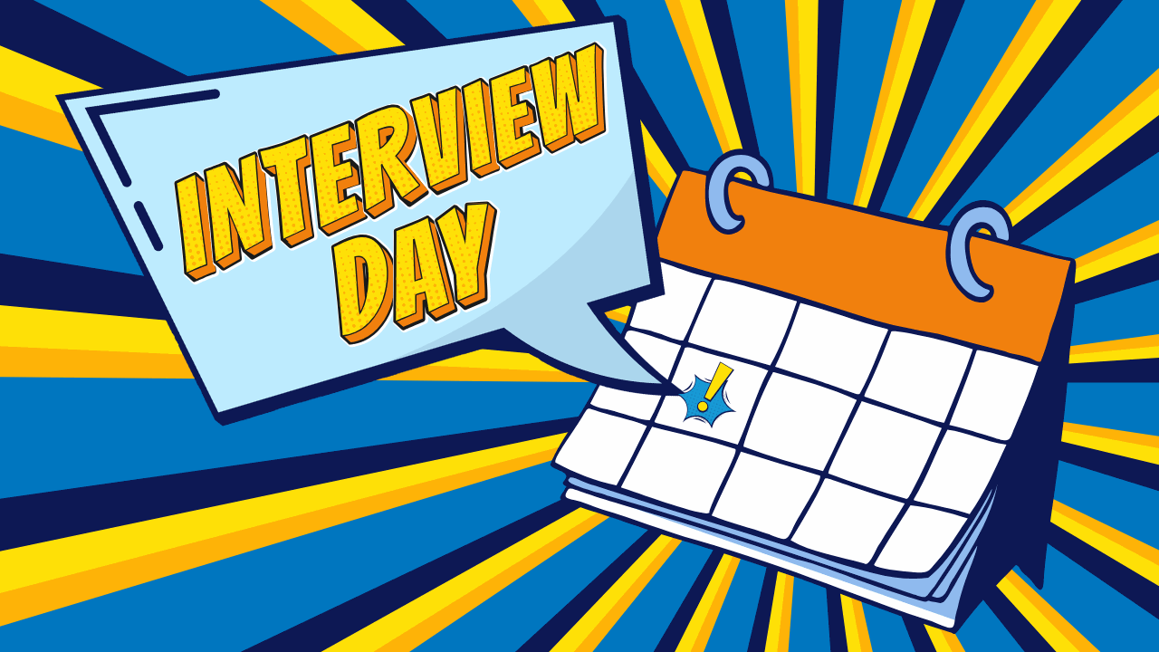 A pop art style graphic featuring a calendar with a pop out quotation that says 