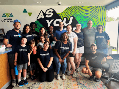 Express Staff Volunteering at AYA Youth Collective