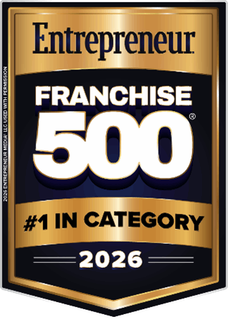 Franchise 500 Ranked #1 for 2026 Award logo