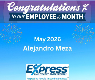 Employee of the month May 2026 - Alejandro Meza