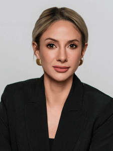 Professional photo of a woman with blonde hair