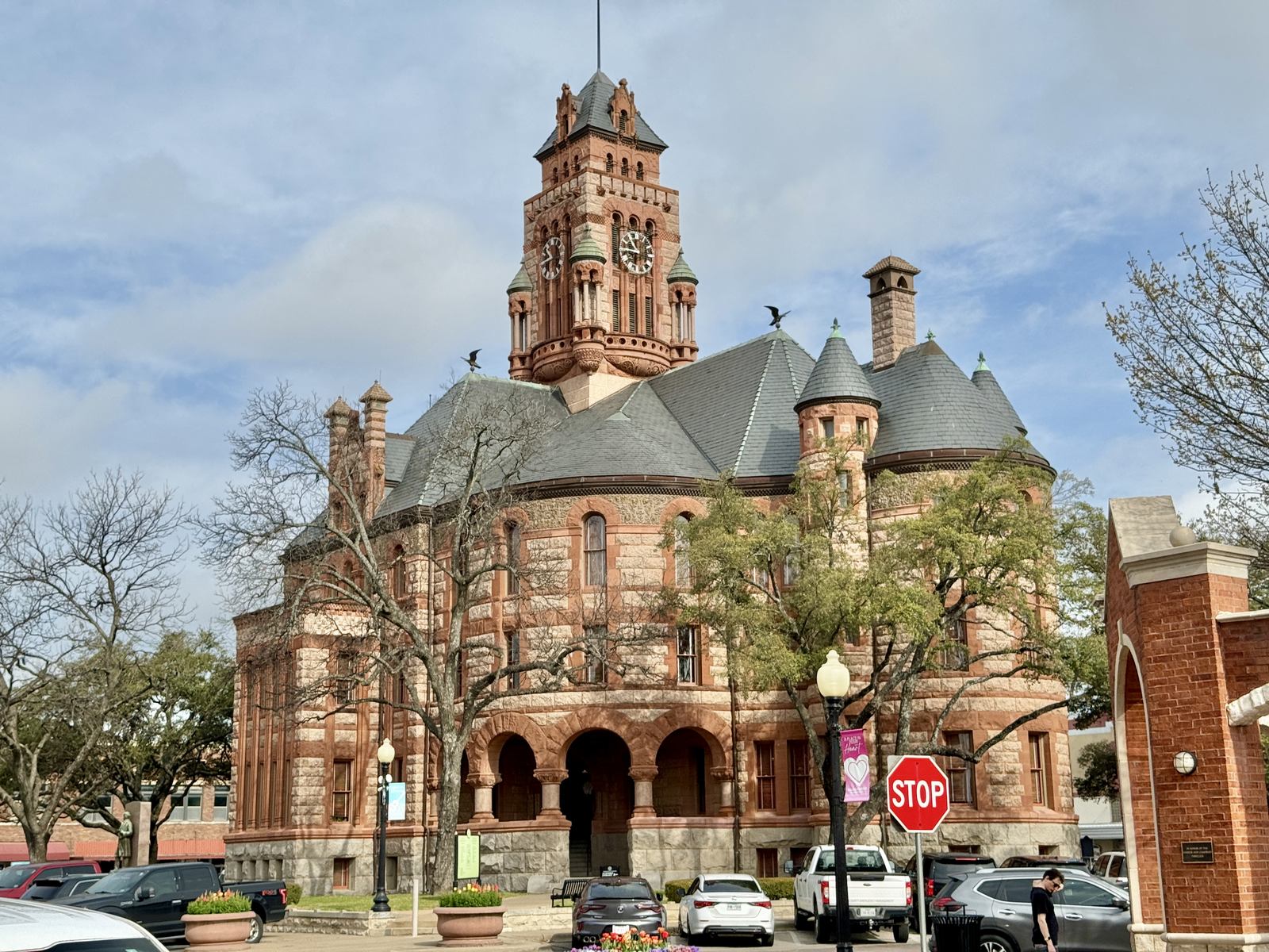 Historic Ellis County Courthouse in downtown Waxahachie