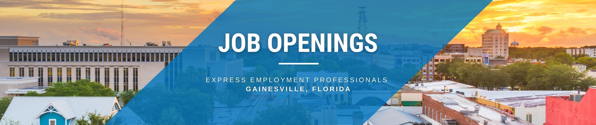 Alachua County Job Openings in Gainesville, Florida