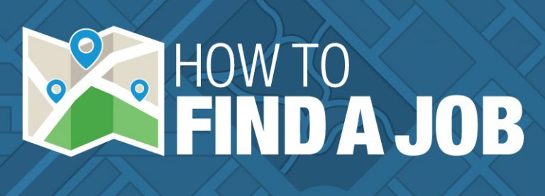 How to Find a Job - Infographic Icon