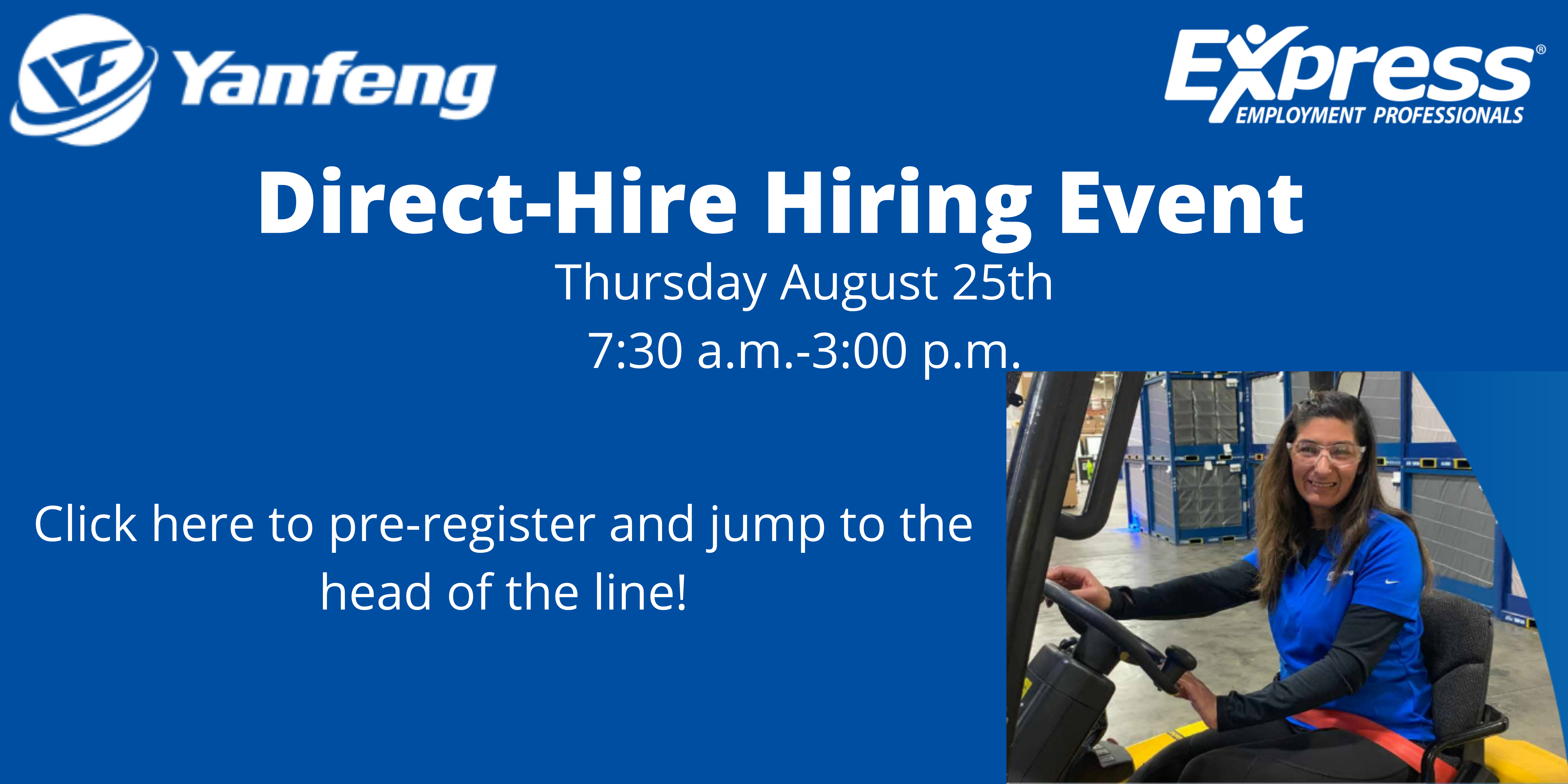 Yanfeng Direct Hire Hiring Event