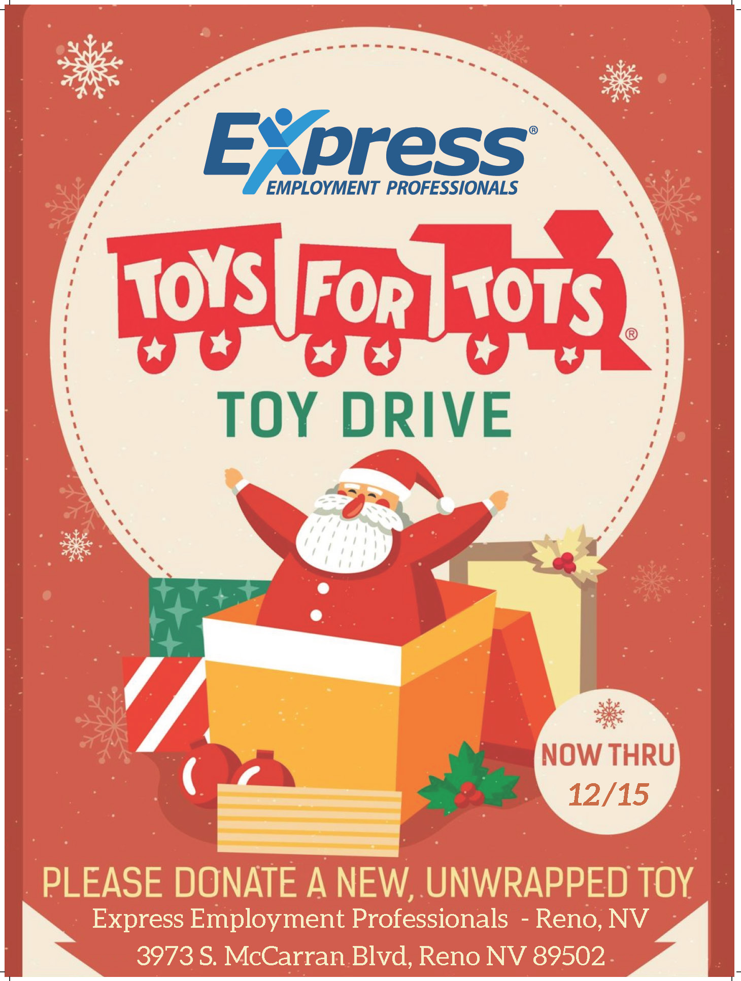 Toys for Tots - Reno Staffing Companies Near Me