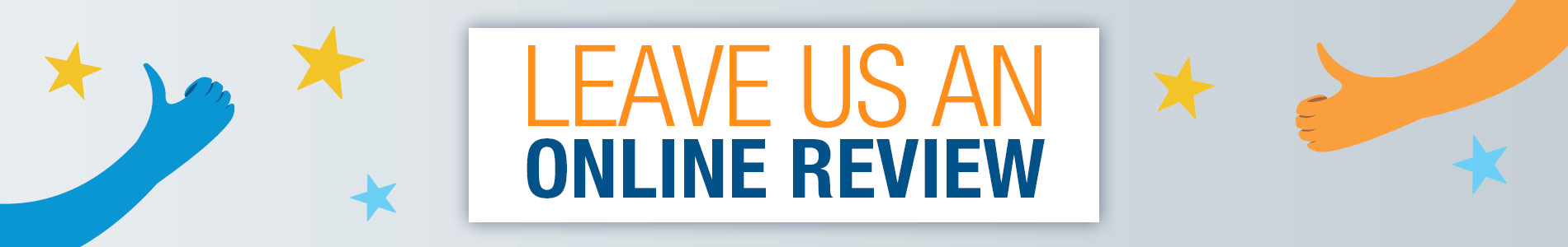 Leave us an online review!
