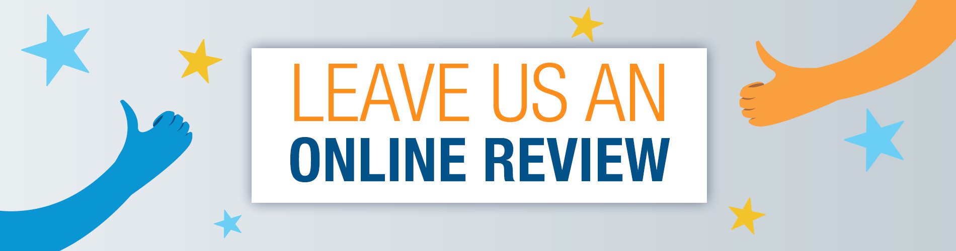Leave Us A Review Banner