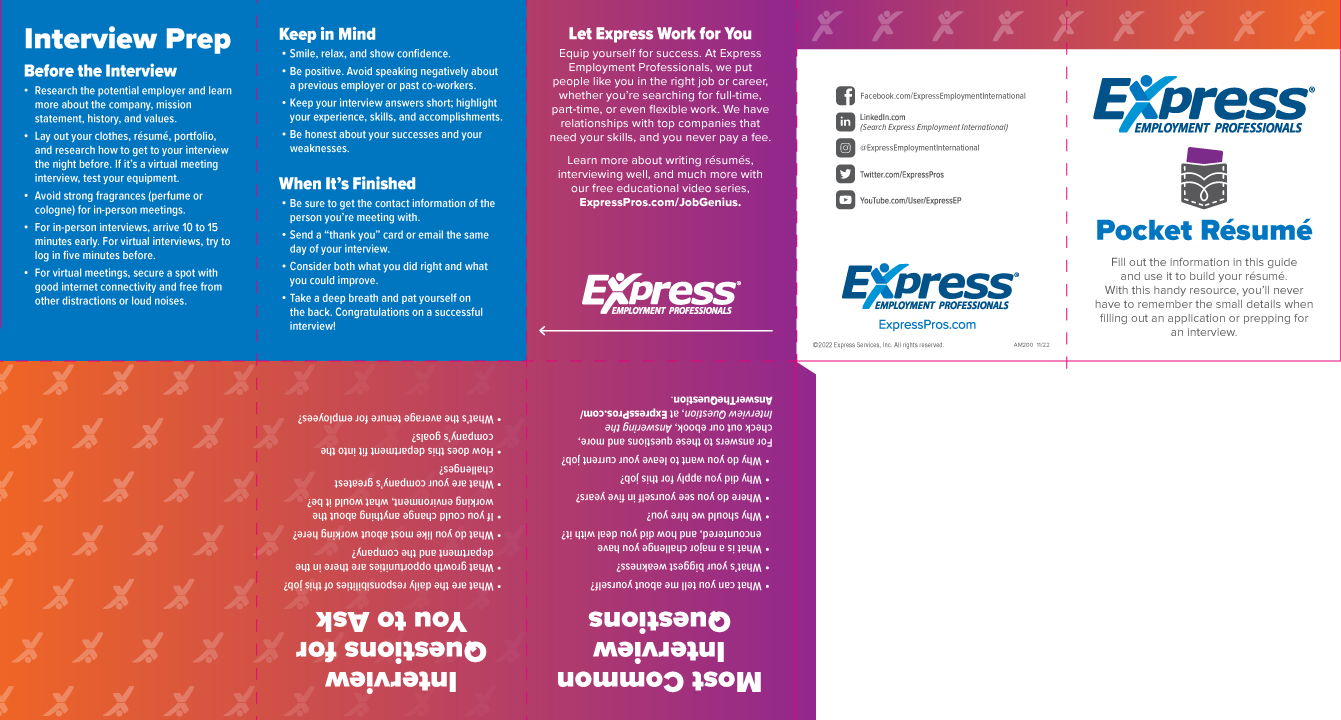 Express-Experience-Pocket-Resume-Side2