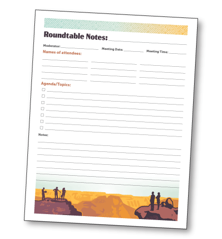Roundtable Notes Template